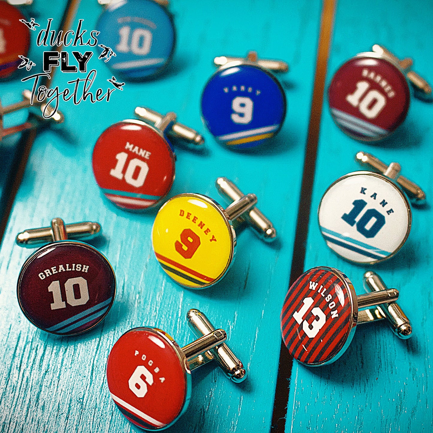 Gloucester Rugby Cufflinks. Personalised gift for rugby fan. Christmas present for men. Premiership Rugby. Sports jersey. Your name.