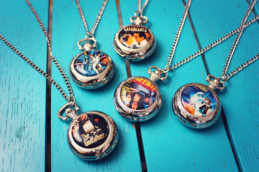 Movie Poster Pocket Watch. Iconic Film DVD Cover jewellery. Groomsmen gift. Gift for him. Movie Lover Film Buff Favourite Movie. Cinema gift