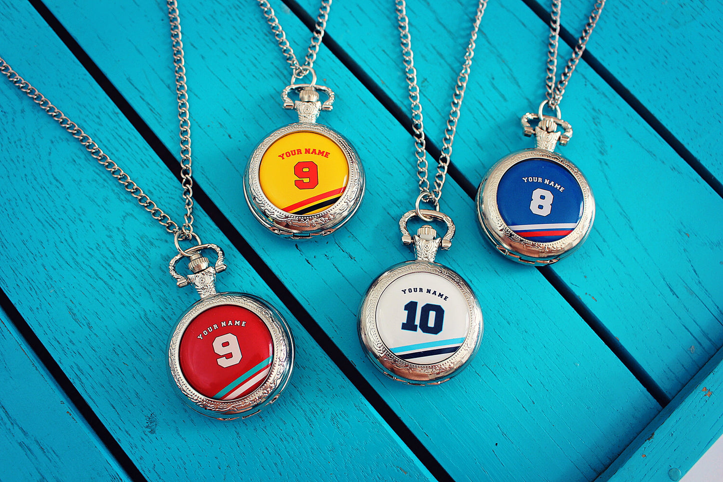 Chelsea football colours Pocket Watch. Blues. Stamford Bridge. Personalised gift for him. Favourite player. Chelsea legend. Football fan.
