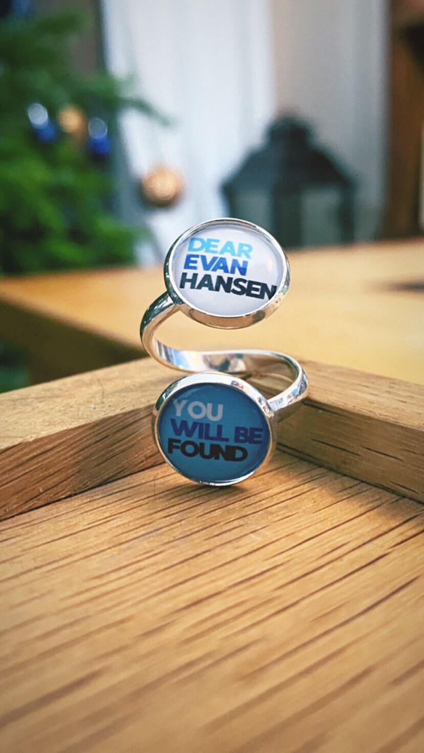 Musical Theatre Rings. Les Miserables Rent Guys and Dolls West Side Story Wicked Hamilton Dear Evan Hansen. Actress gift Theatrical Drama