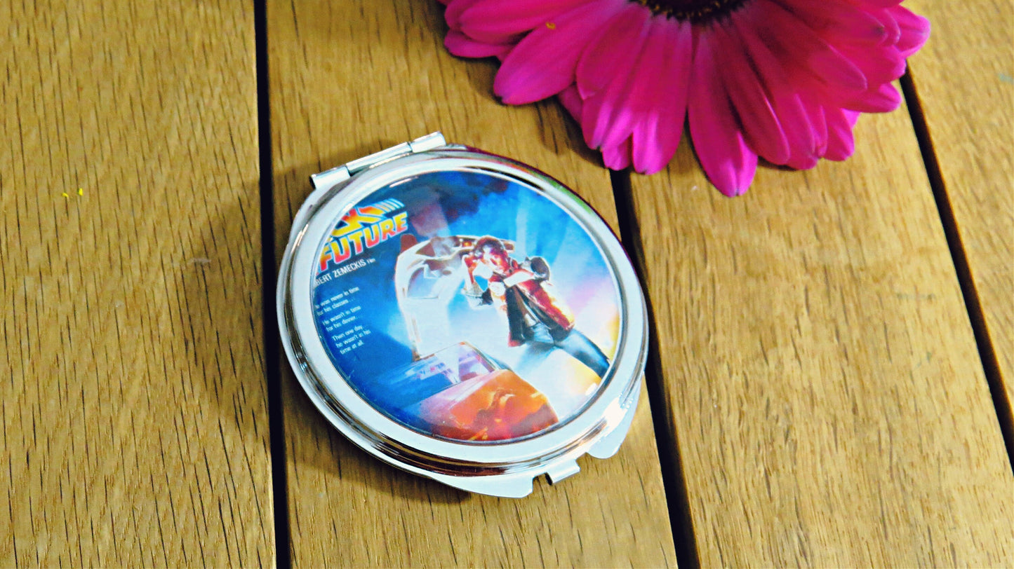 Classic Film Poster Compact Mirror. Movie Lover Pocket Mirror. Gift for Film Buff. Personalised Hand Mirror Favourite Film Gift Cinema lover
