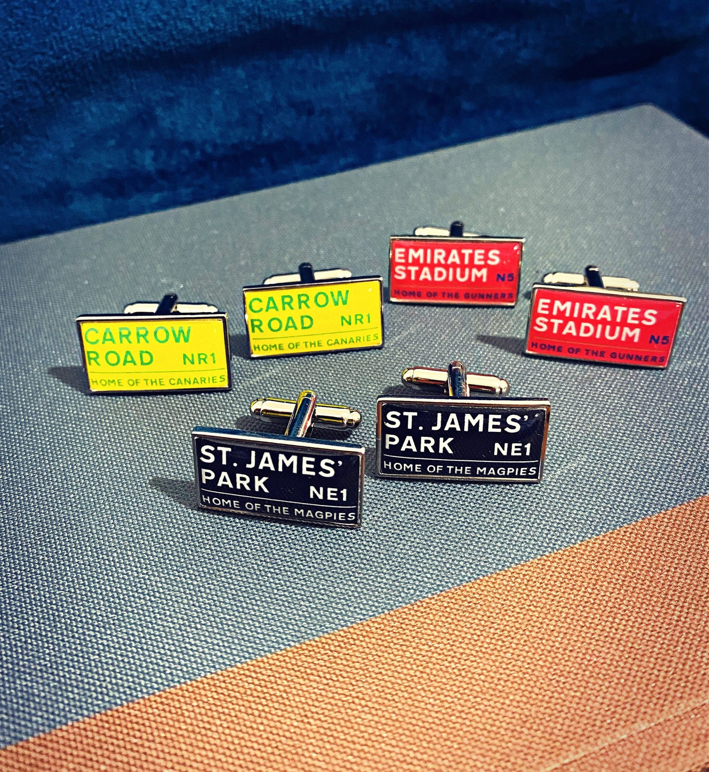 Nottingham Forest Football Stadium Cufflinks. The City Ground Stadium. Gift for Fan. Road Sign Tie Bar Personalised Street Name. Christmas